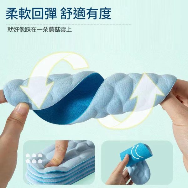 cobblestone_15 〔月月新鞋墊計畫〕藍色鵝卵石舒氣鞋墊