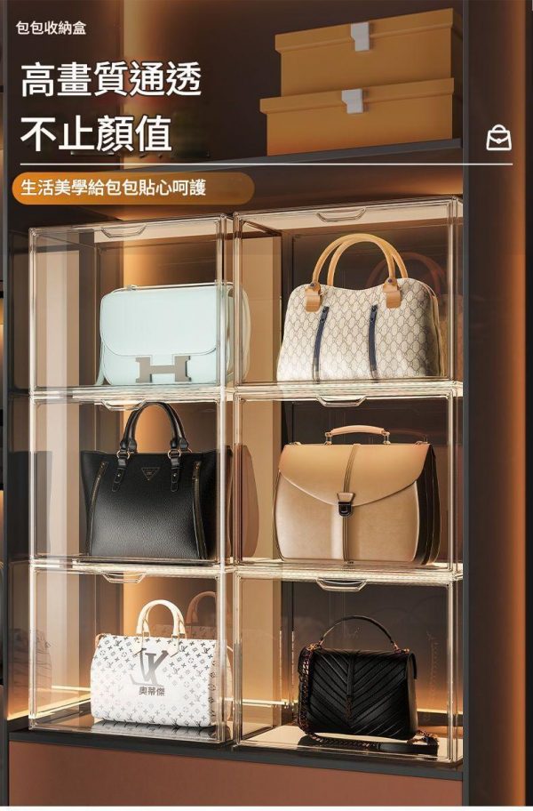 【拉烏好物】CoolBox多功能透明防塵收納神器  包包/香水/公仔鞋子展示盒