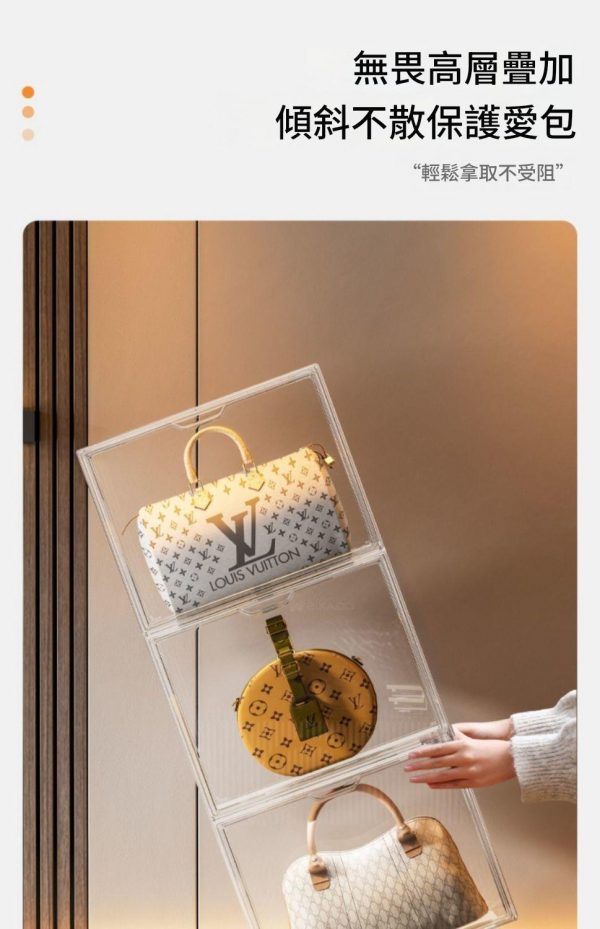 【拉烏好物】CoolBox多功能透明防塵收納神器  包包/香水/公仔鞋子展示盒