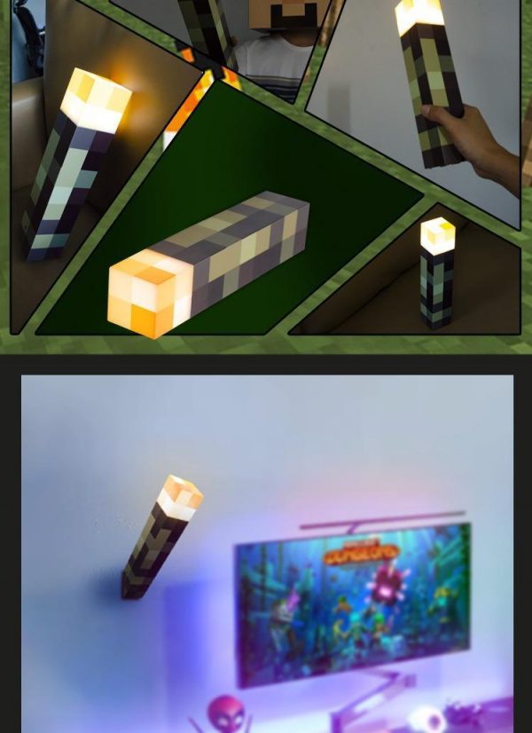 pixeltorch_13 【拉烏好物】我的世界PIXEL火炬燈