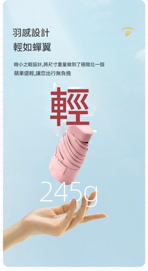 【拉烏好Woo~】SNOW...WHY!留在包包放進口袋的防曬神器『白雪美白口袋傘』