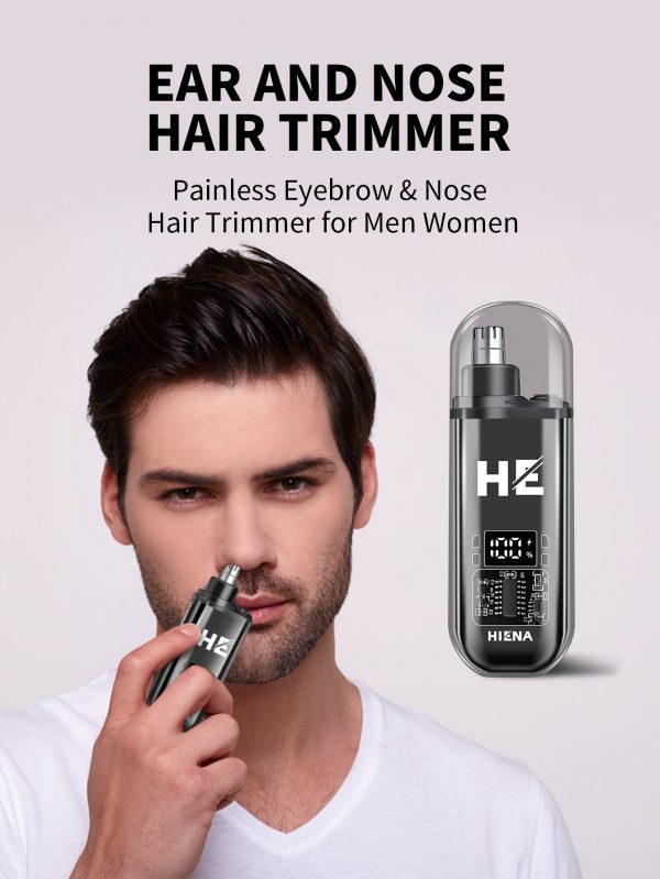 trimmer_18 【拉烏好物】賽博機甲HE無死角全方位電動鼻耳毛精修器