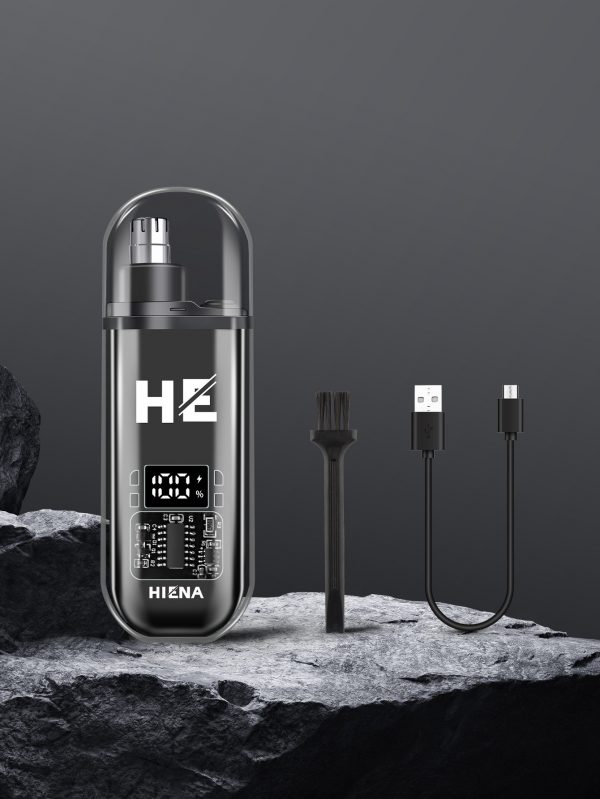 trimmer_19 【拉烏好物】賽博機甲HE無死角全方位電動鼻耳毛精修器